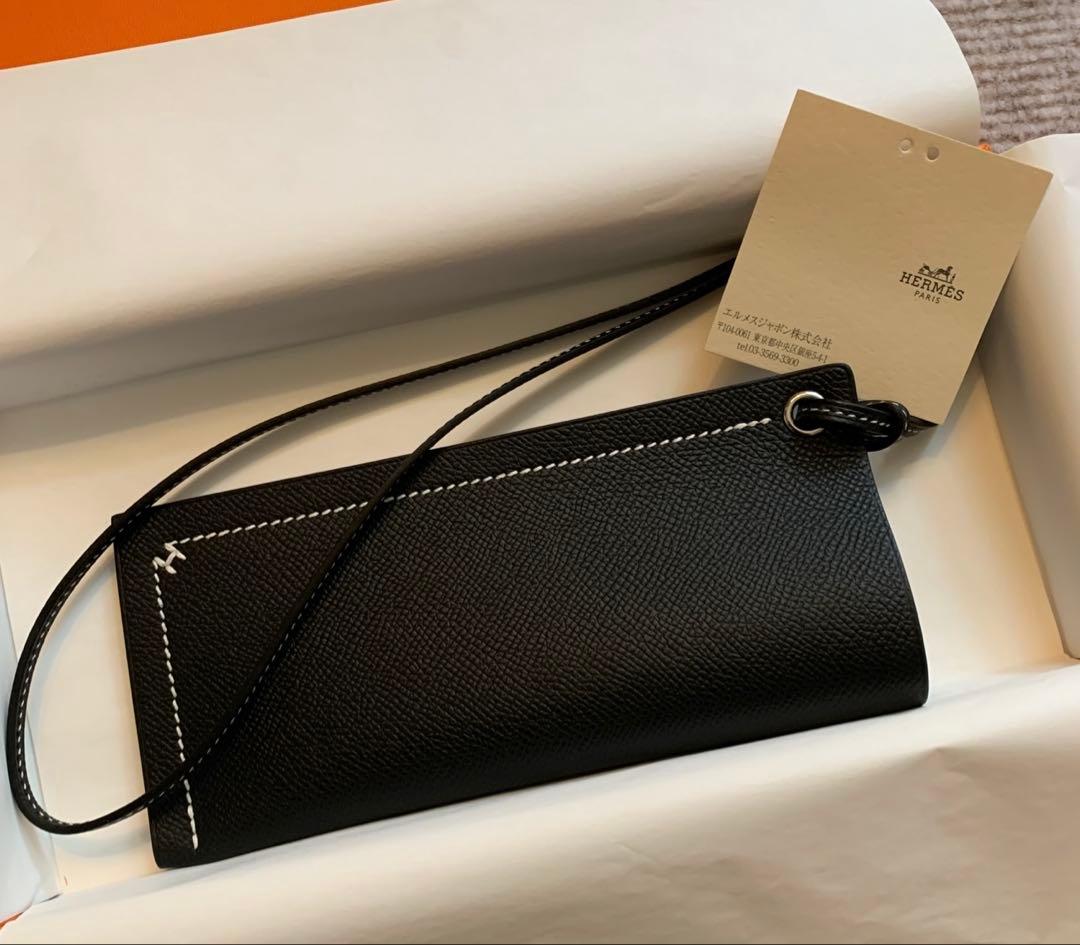エルメス HERMES 眼鏡ケース《Hセリエ》黒 超美品