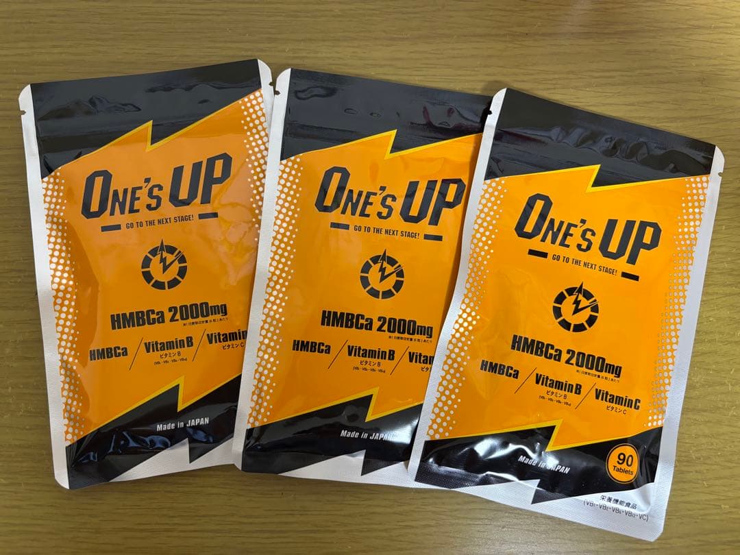 ONE's UP HMBCa 2000mg 90粒 3袋