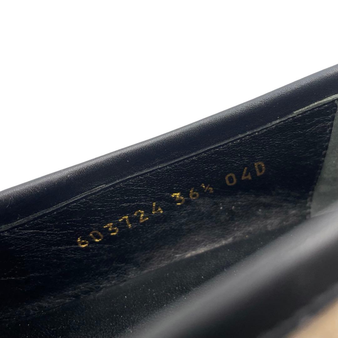 《超美品》グッチ ホース ビット ローファー GG柄 ウール フェルト ベージュ