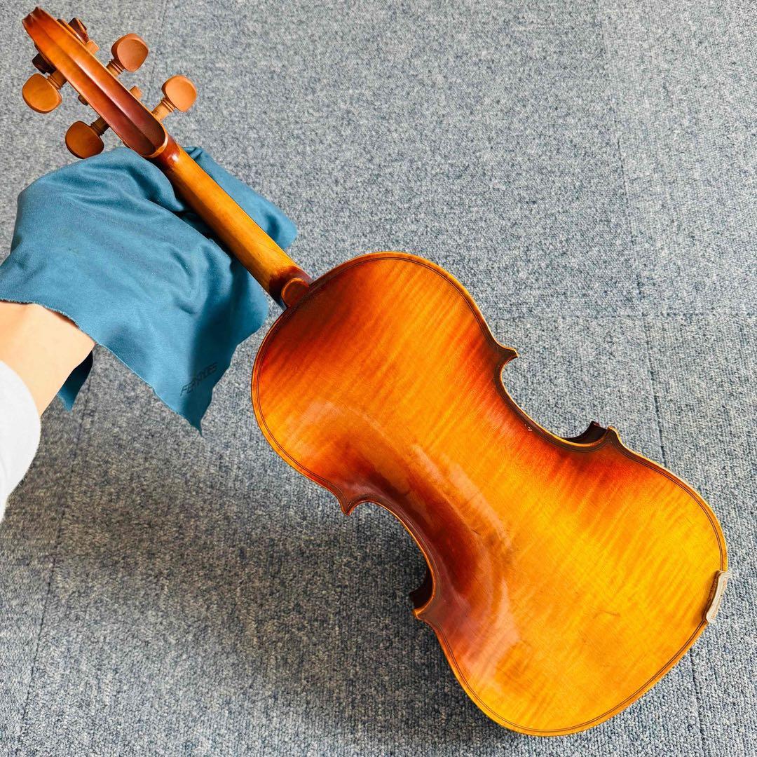 試奏動画あり】SUZUKI バイオリン No.103裏板一枚板【弓・ケース付