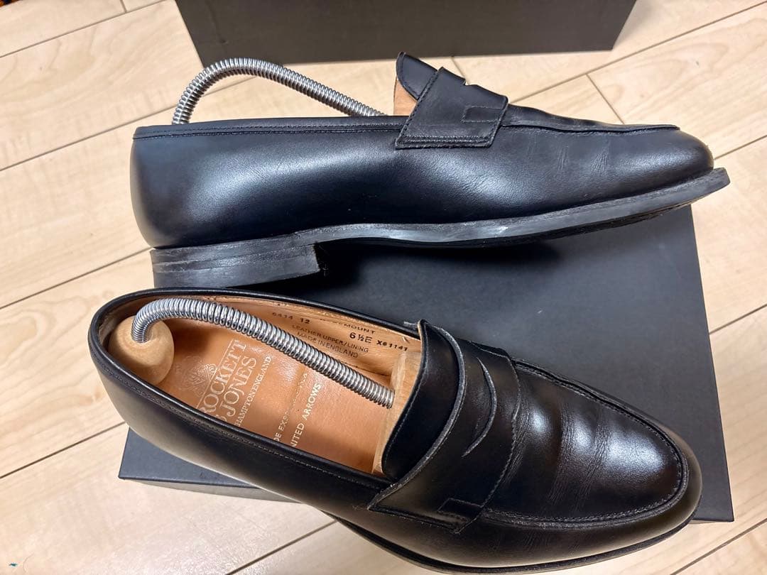 Crockett&Jones クロケット＆ジョーンズ ペニーローファー 6.5E