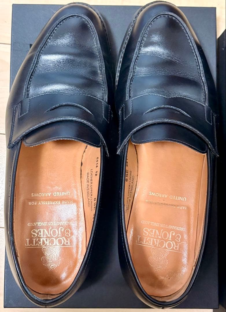 Crockett&Jones クロケット＆ジョーンズ ペニーローファー 6.5E