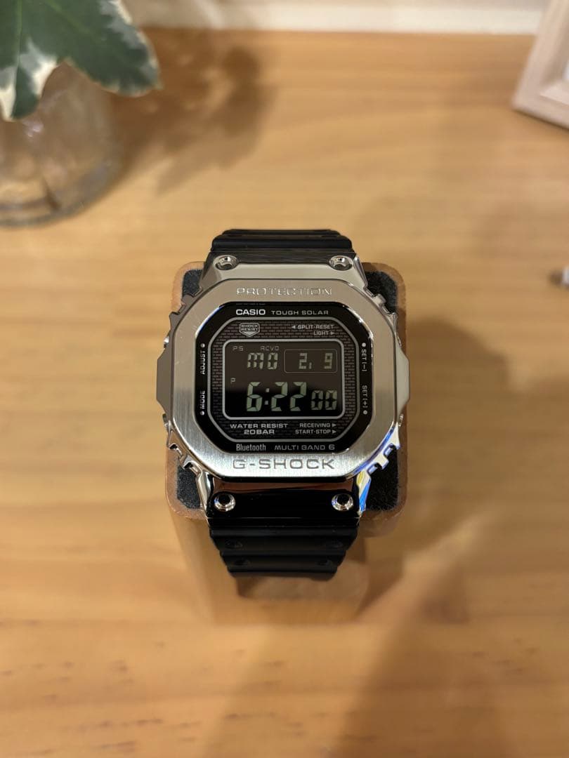 動作確認出来ました。美品！G-SHOCK GMW-B5000-1JF GMW-B5000BT-1JF] CASIO G-SHOCK WATCH FULL METAL 5000 SERIES MADE