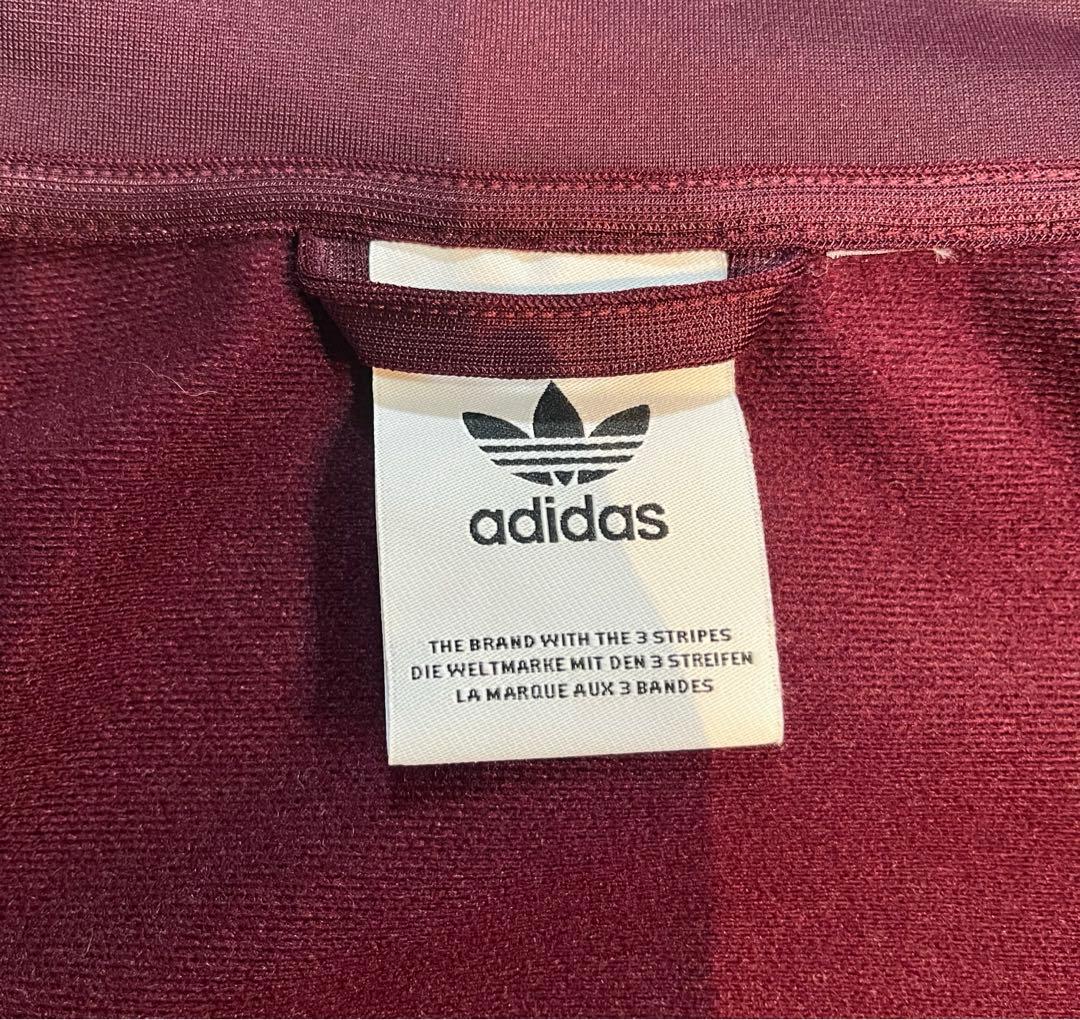 adidas トラックジャケット 完売商品 マルーン バーガンディ美品XS