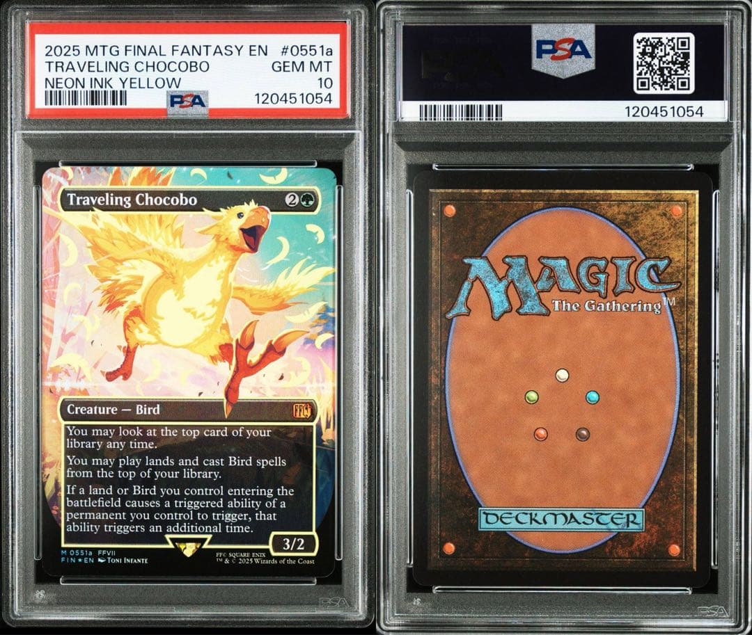 PSA10 MTG 旅するチョコボ ネオンインクfoil 黄色 PSA - メルカリ