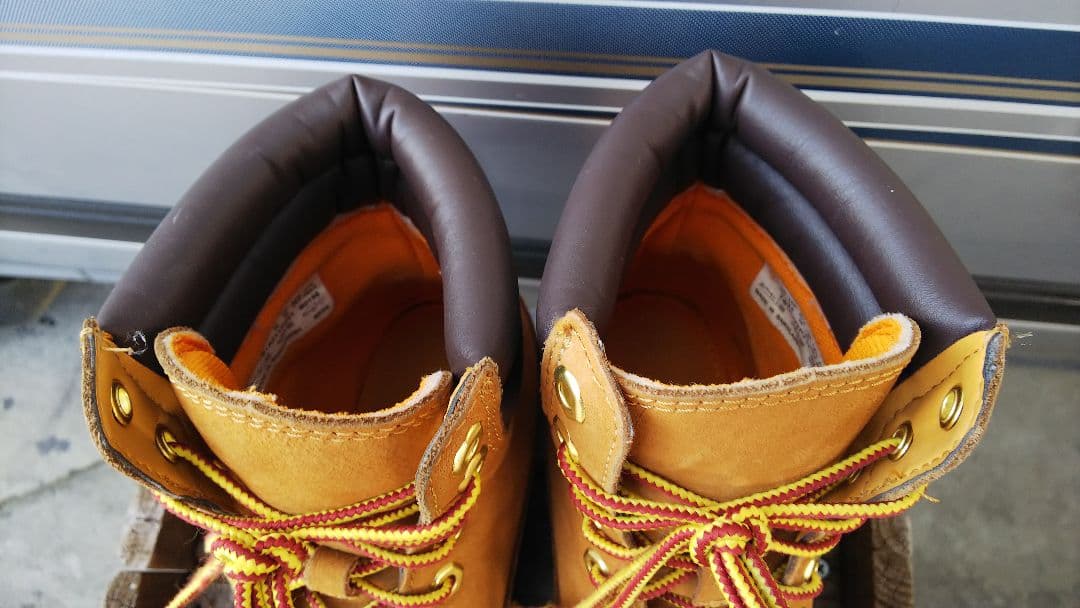 Timberlandティンバーランドウィートヌバックレザーブーツ7W - メルカリ