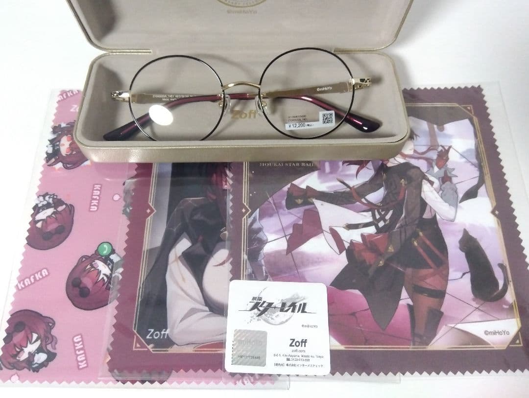崩壊スターレイル Zoffコラボメガネ カフカモデル カフカ4点セット メガネブランド「Zoff」×スペースファンタジーRPG『崩壊：スターレイル