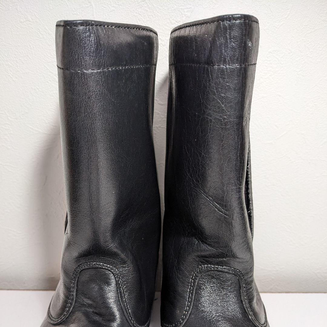 king crown 26.5㎝ キングクラウンブーツ 半長靴 白バイ警察特攻