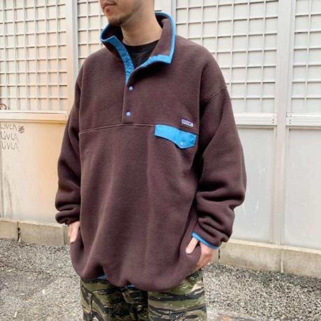 希少 田中シェン着Patagonia SYNCHILLA SNAP-T XXL茶 - メルカリ