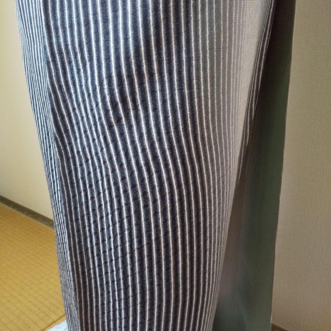 一蔵謹製・滝泰 おぼろ染め襲絞り】正絹・上質な訪問着・縞柄地模様