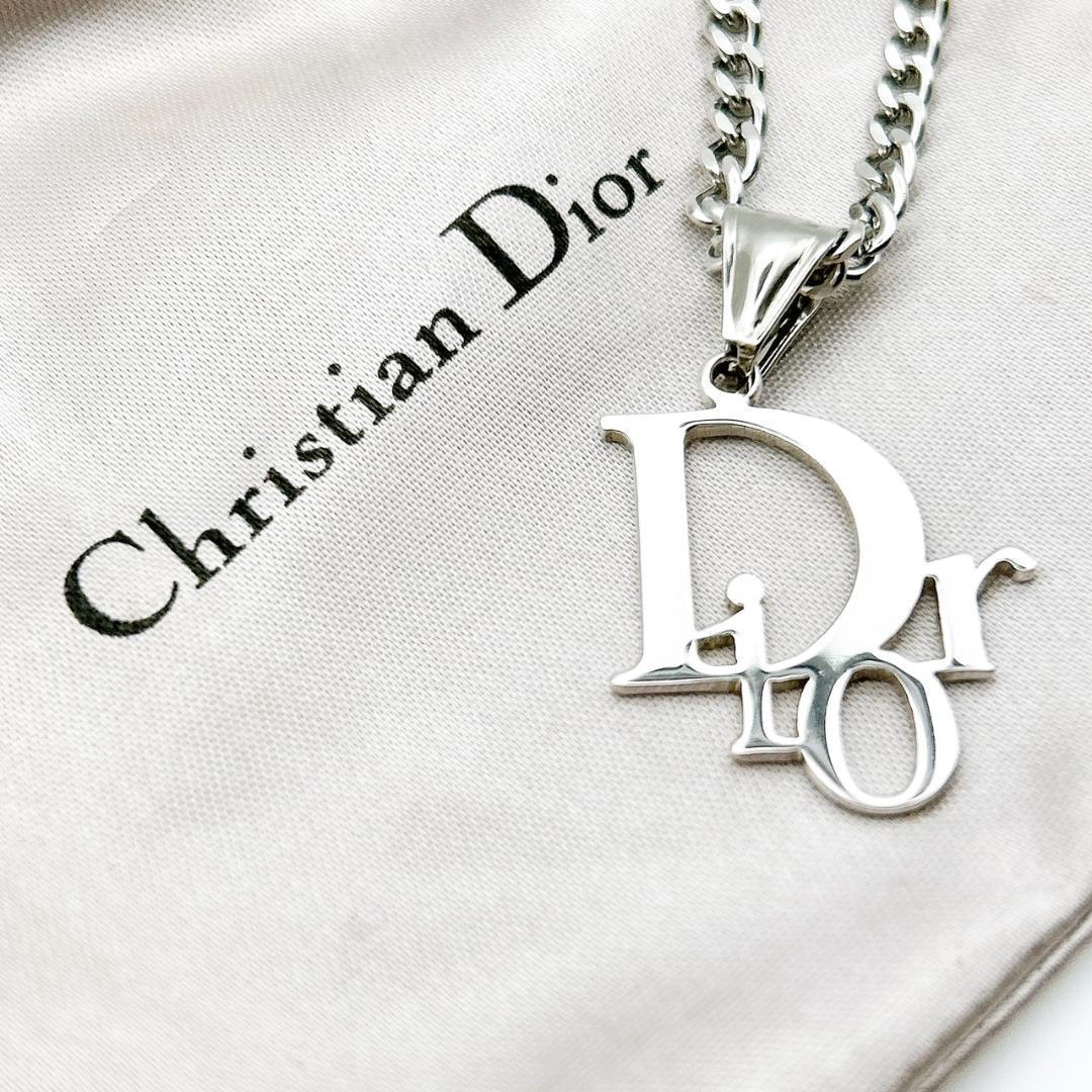 2128 極美品✨ Dior ネックレス CD ロゴ 希少 刻印 - メルカリ