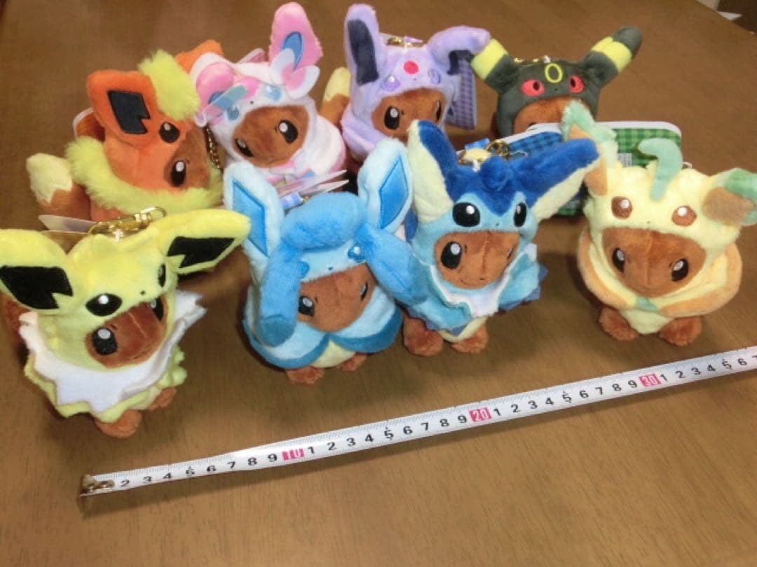 ポケモン マスコット イーブイ　ポンチョシリーズ　ブラッキーエーフィニンフィア Pokemon（ポケモン） ポケットモンスター ぬいぐるみ Sサイズ 選べる5