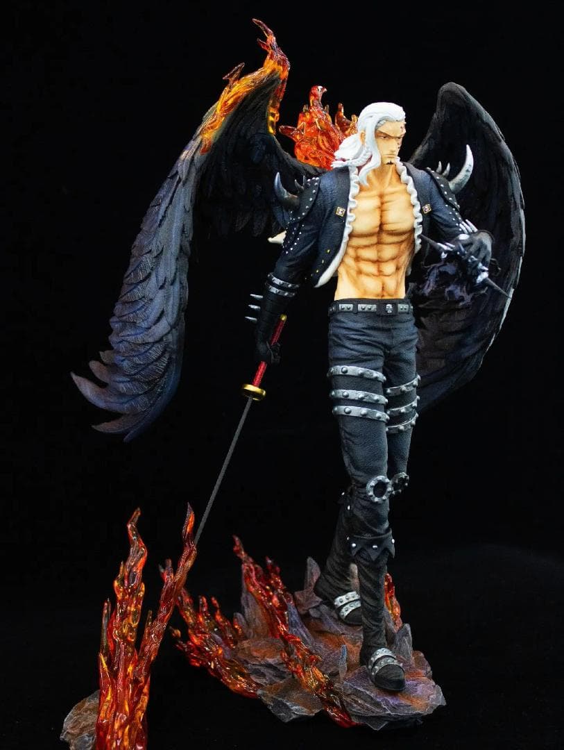 ワンピース 火災のキング アルベル フィギュア ガレージキット 塗装