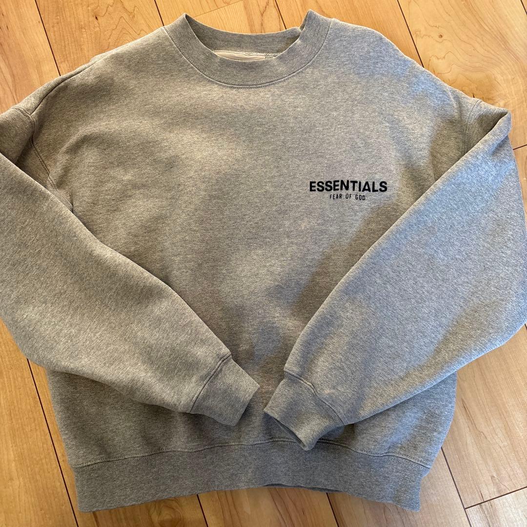 essentials crewneck スウェット Essentials Fear of God Dark Oatmeal Crewneck Sweatshirt SS22