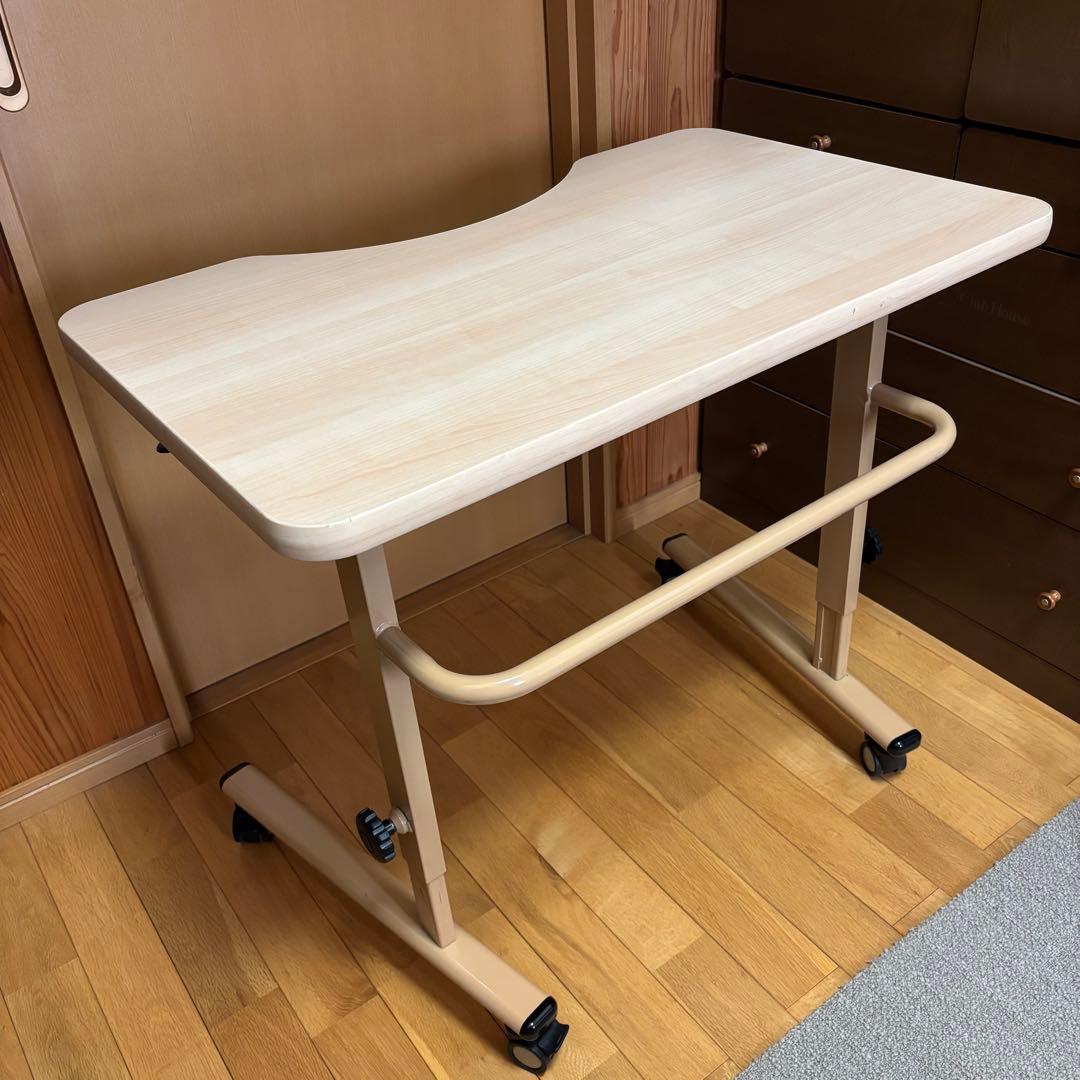 ニシキ工業 介護用テーブル 昇降機能 折りたたみ式