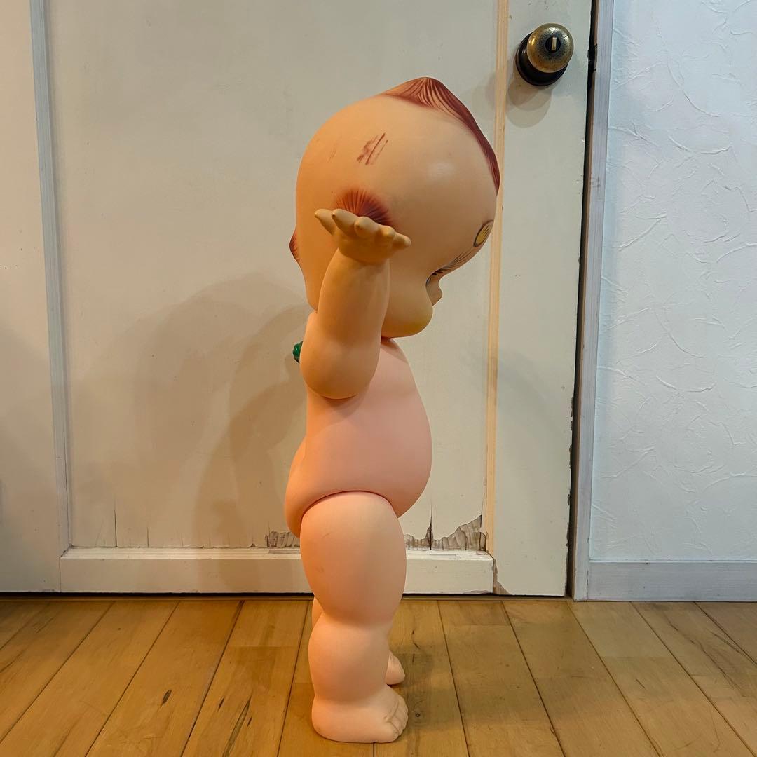 キューピー 人形 特大 緑羽根 昭和レトロ ビンテージ アンティーク