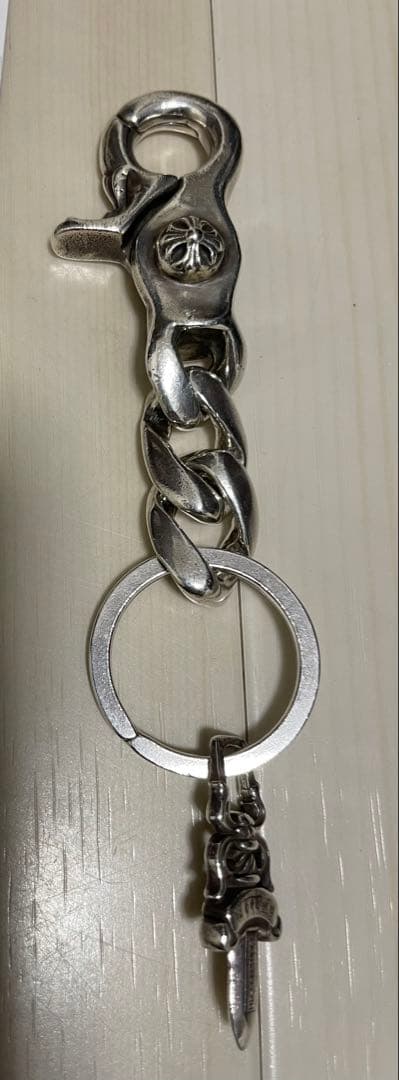 CHROME HEARTS クラシックキーチェーン クリップ インボイス　水付 帝王クロムハーツ草創期伝統ジュエリー直営店インボイス〉Chrome