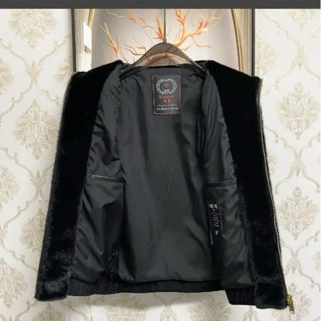 定価8万◇UABONI ミンク80%、カシミア20% 毛皮ベスト L/48サイズ