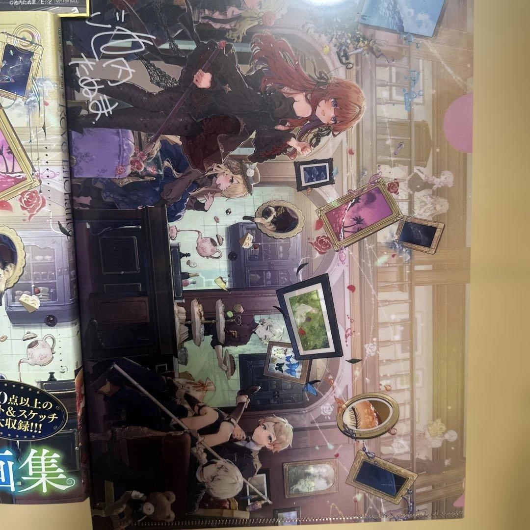 池内たぬま 直筆サイン入り画集 色紙 アクリルプレート クリアファイル