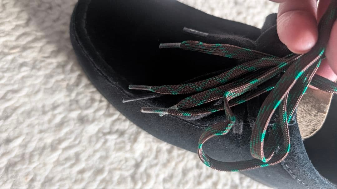 clarks wallabee 26.0cm goretex gtx　替え紐つき