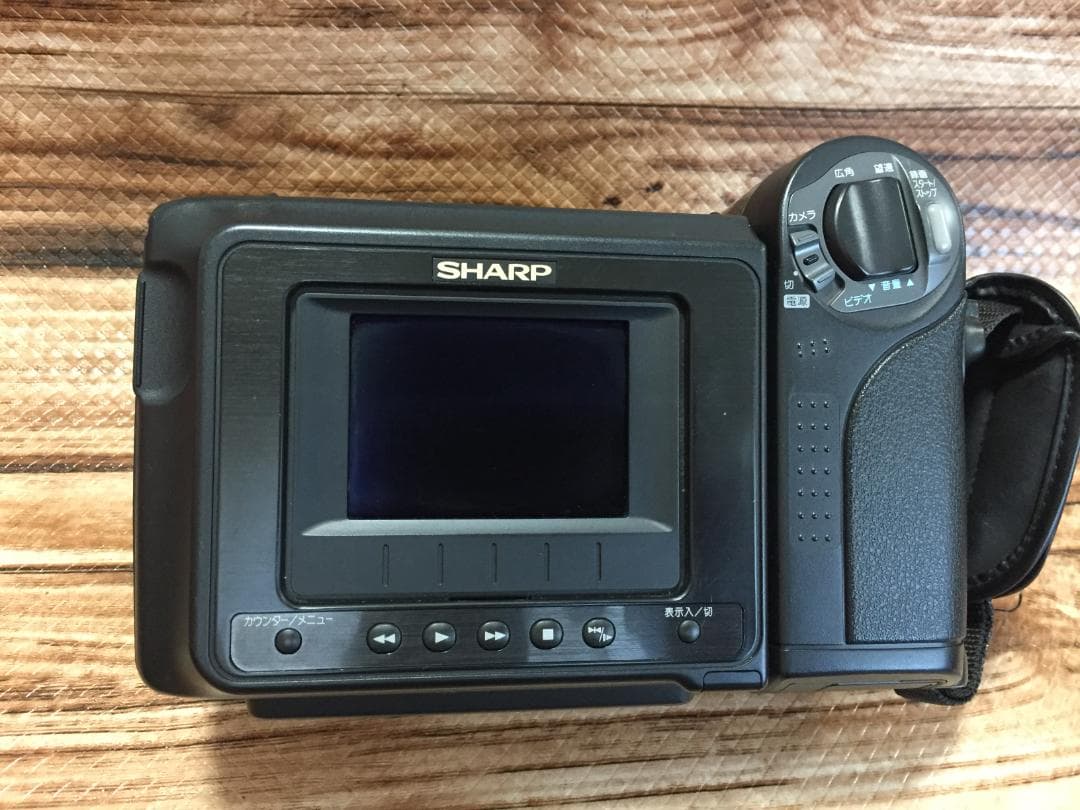 撮影再生ダビングOK　美品　SHARP　VL-EL320　付属品有　Video8