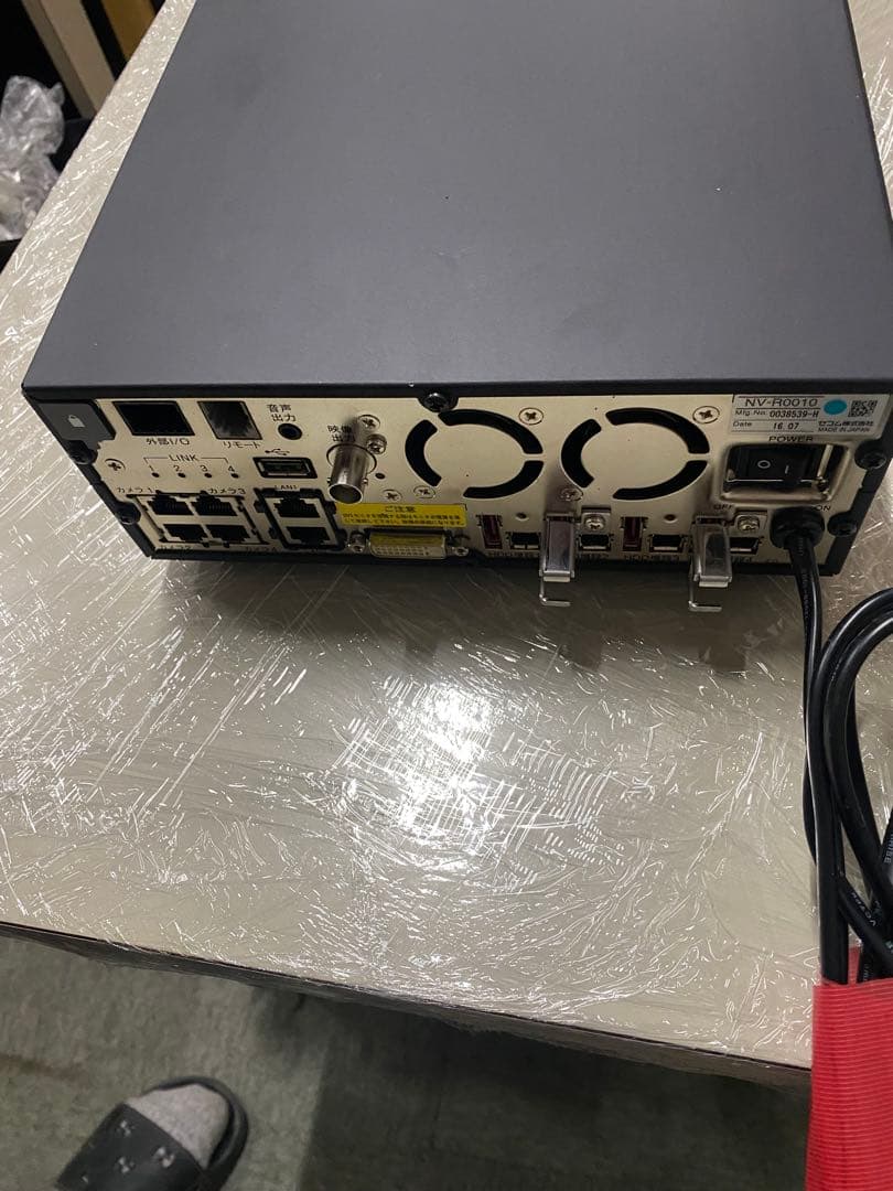セコム SECOMネットワークビデオレコーダー NV-R0010 HDD K ② - メルカリ