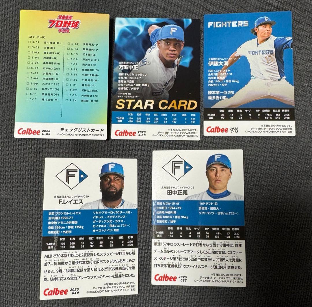 プロ野球チップス2025 北海道日本ハムファイターズ - メルカリ