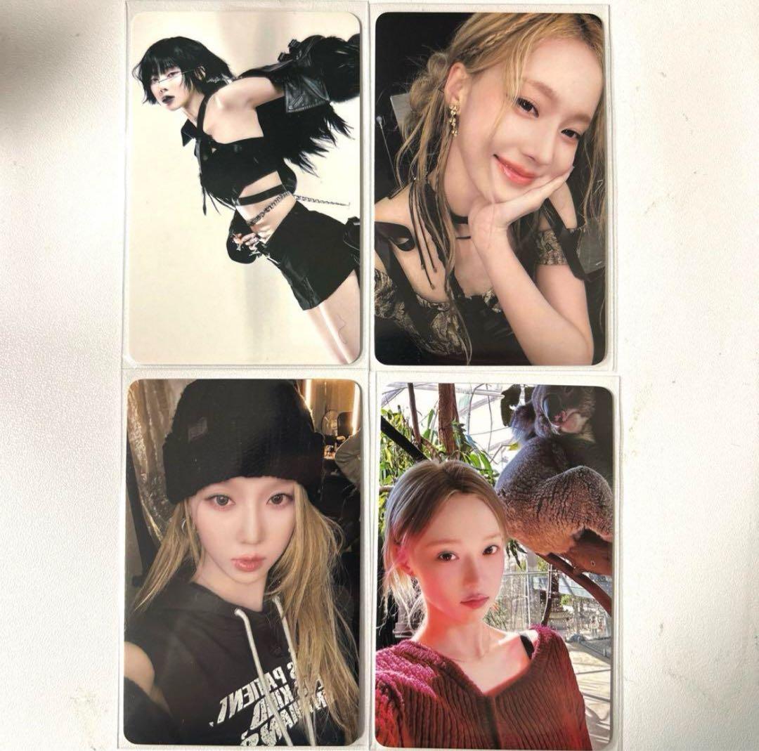 aespa Whiplash qq Music ウィンター トレカ 4枚 - メルカリ