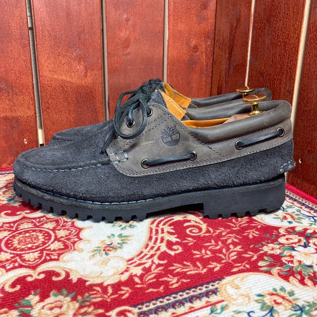 Timberland 3eye スリーアイ　26.5cm 薄いブラック/グレー