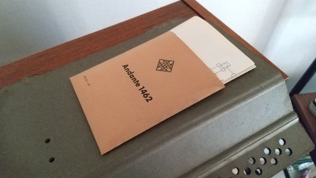 動作品 西独TELEFUNKEN Andante1462 真空管ラジオ