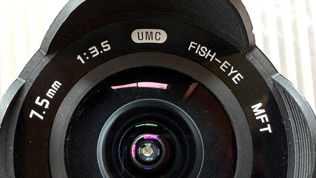 サムヤン 7.5mm F3.5 マイクロフォーサーズ 魚眼レンズ