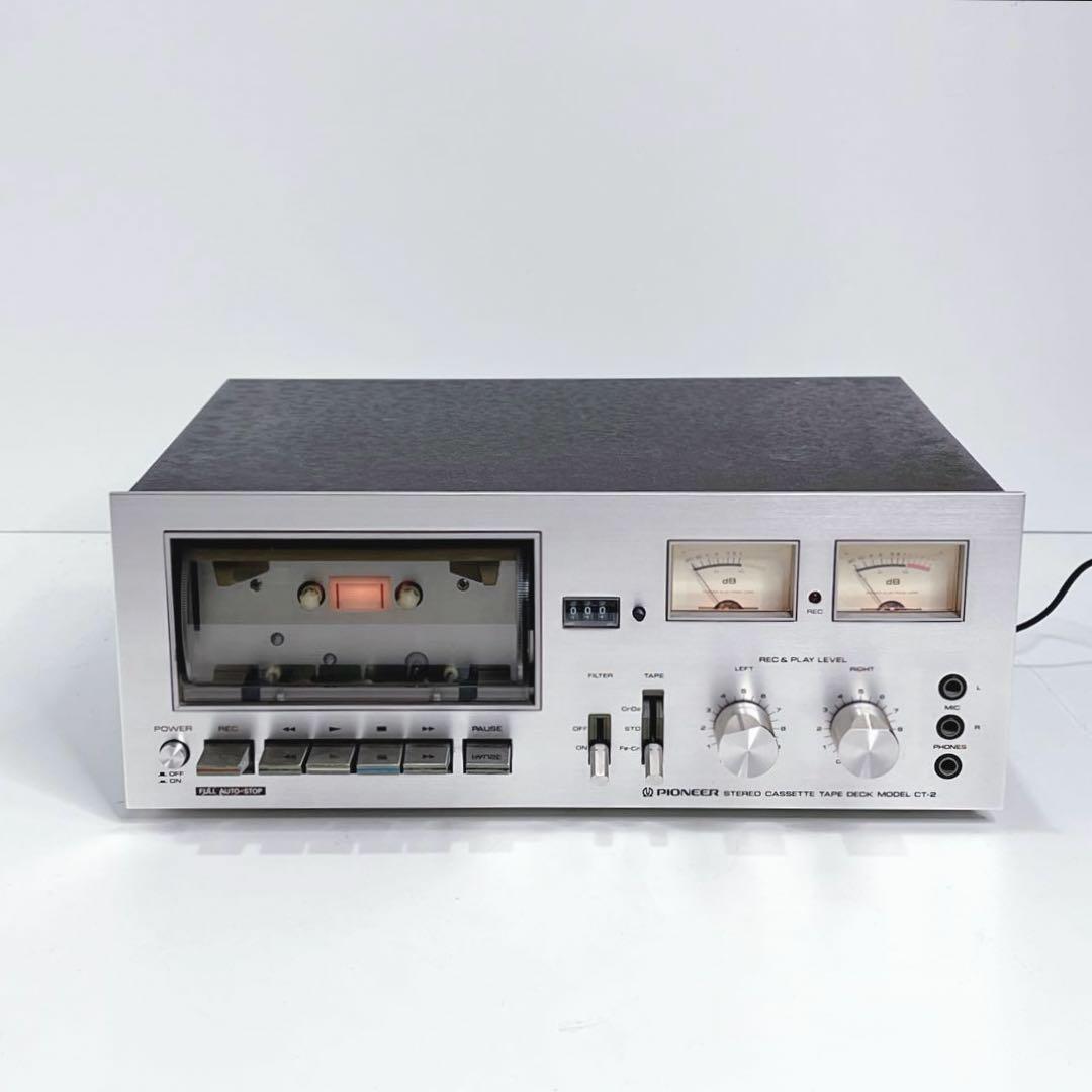 良品・動作品】 Pioneer CT-2 カセットデッキ パイオニア 再生OK