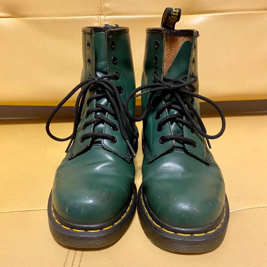 Dr.Martens】 ドクターマーチン 1460 8ホール グリーン 24㎝ - メルカリ
