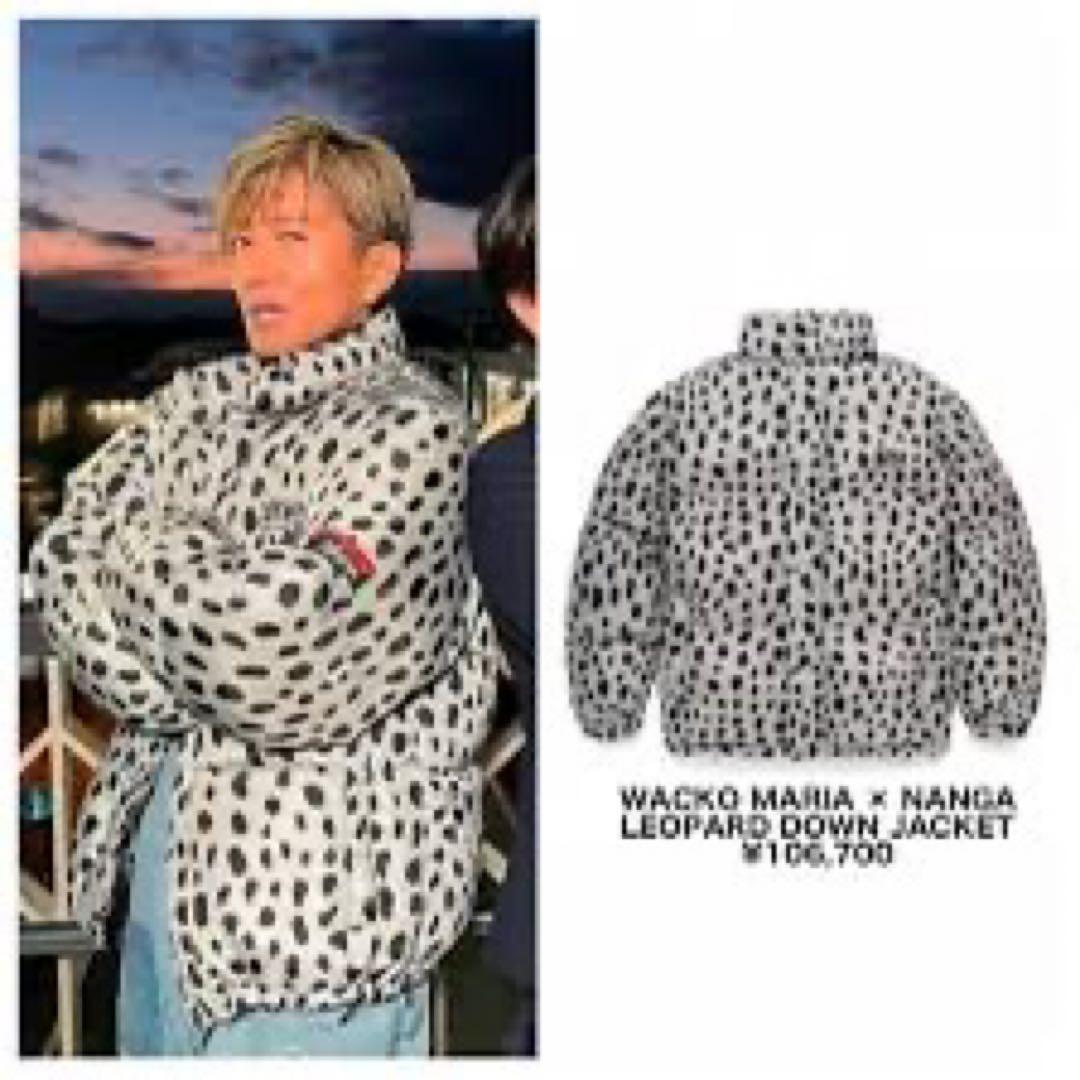 WACKO MARIA × NANGA レオパード ダウン 木村拓哉着用モデル-公式
