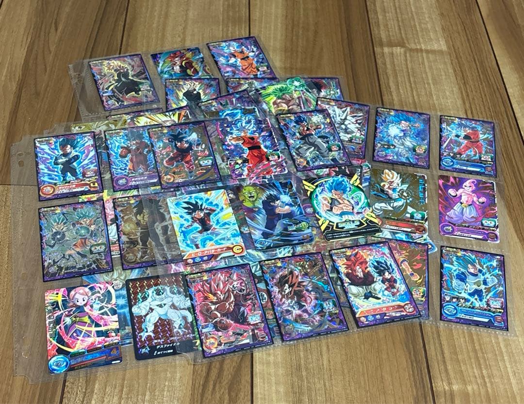 バインダー付！DBヒーローズ引退用、63枚、星4以上確定 - メルカリ