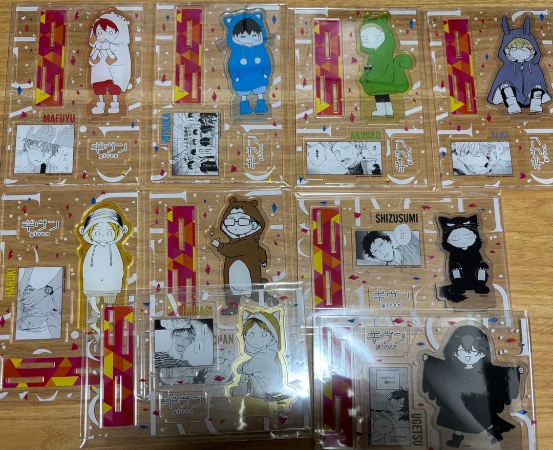 ギヴン　名場面アクリルスタンド　全種セット ギヴン」名場面アクリルスタンド〈全9種〉※トレーディング商品