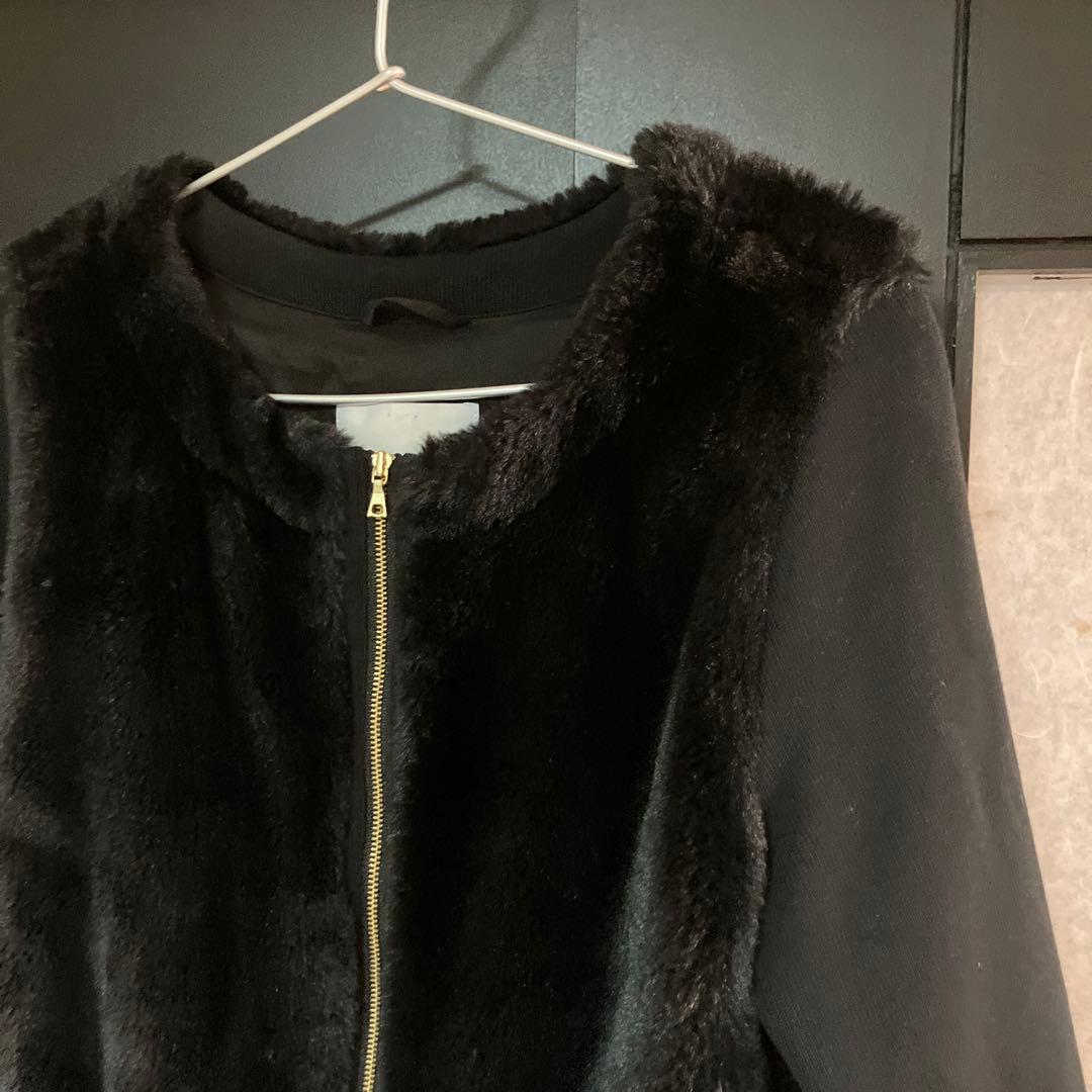 定価6万 【美品】VICKY ネイビー 3wayモッズコート ファーライナー付き