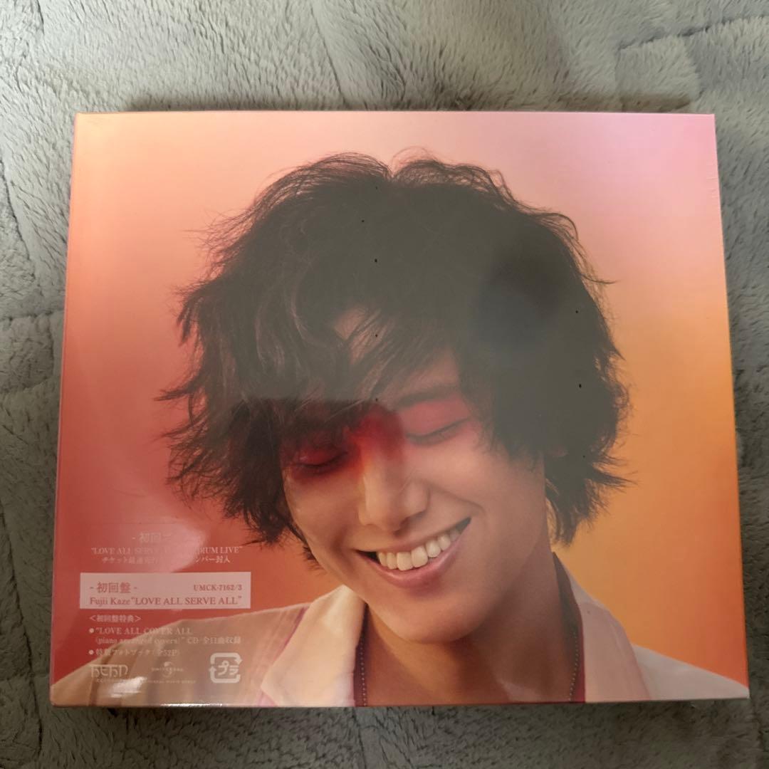 藤井風 LOVE ALL SERVE ALL 初回盤　新品未開封 新品未開封 藤井風 LOVE ALL SERVE ALL (初回盤)(2枚組) - メルカリ