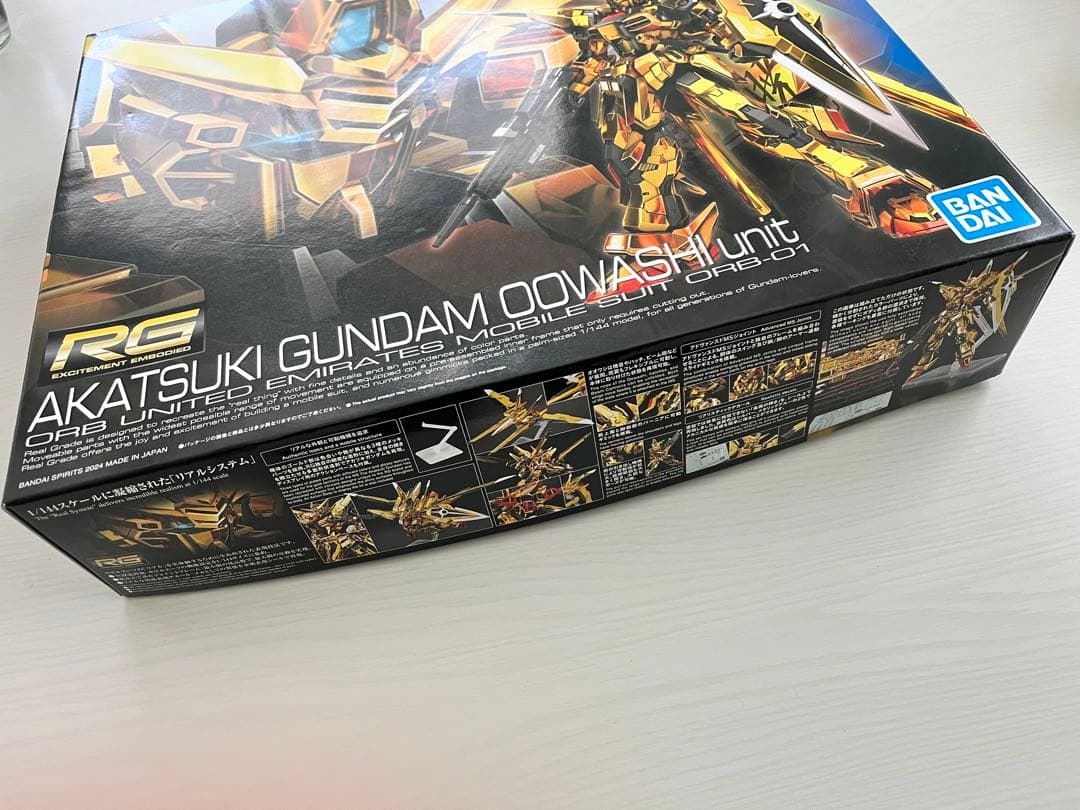 RG AKATSUKI GUNDAM OOWASHI unit ※箱難あり アウトレット シ