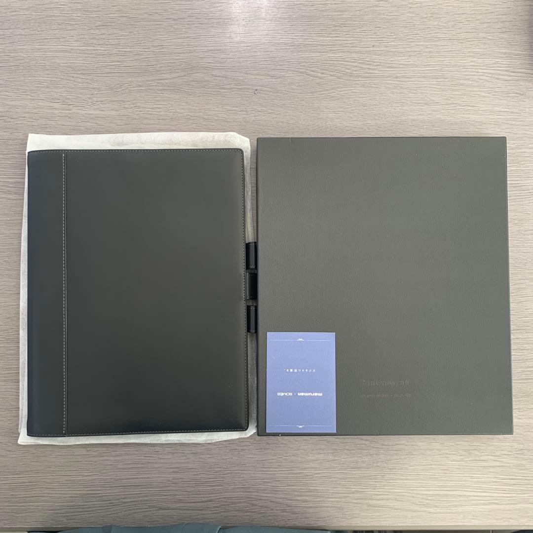 maruman x SOMES Mnemosyne A4 ノートカバー NO1 Amazon | マルマン ノートカバー ソメス A4 ノート ニーモシネ 革製