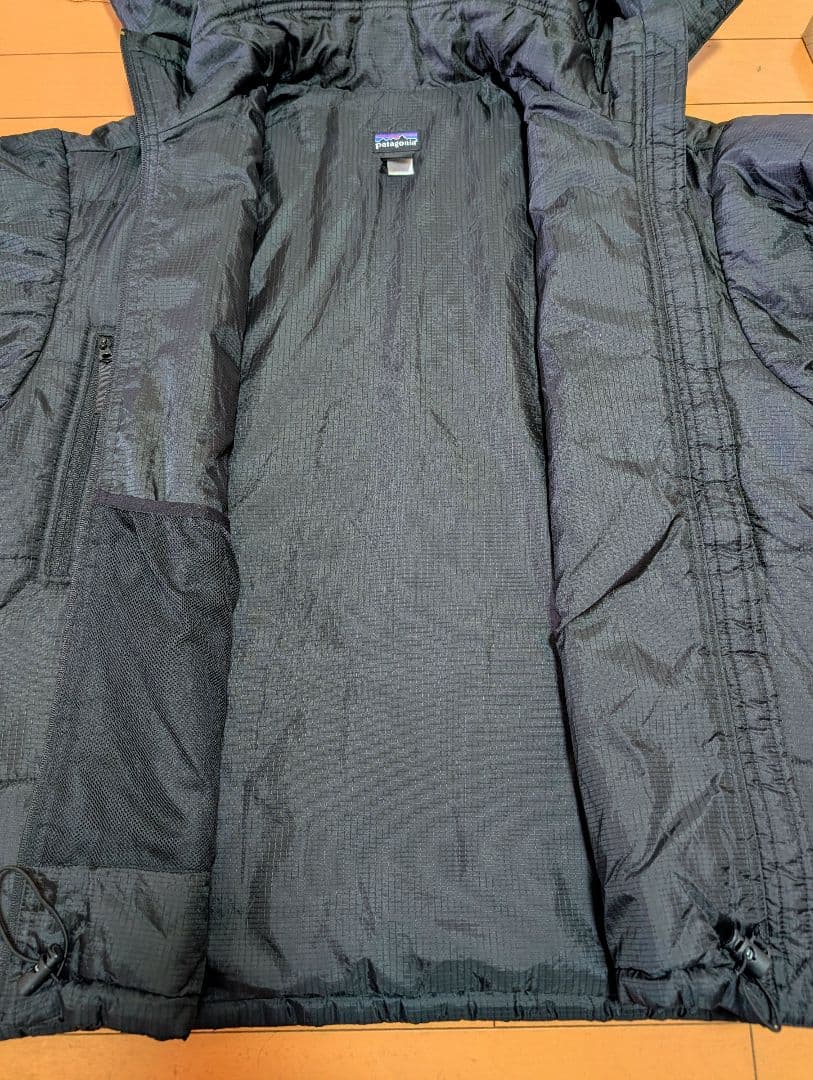 美品】2002年製 パタゴニア パフジャケット フード付き完品 黒 M