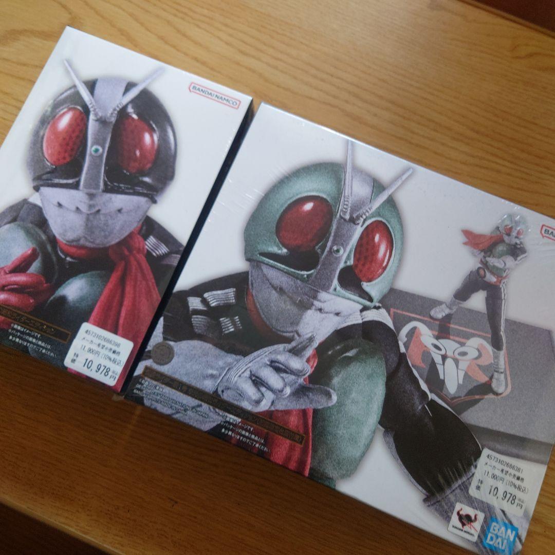 真骨彫　仮面ライダー新1号　新2号　セット　新品未開封 仮面ライダー新1号＆新2号が「S.H.Figuarts（真骨彫製法）栄光の昭和