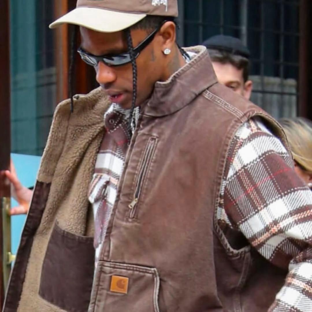 Carhartt VestカーハートベストTravisscott着用V33DKB - メルカリ