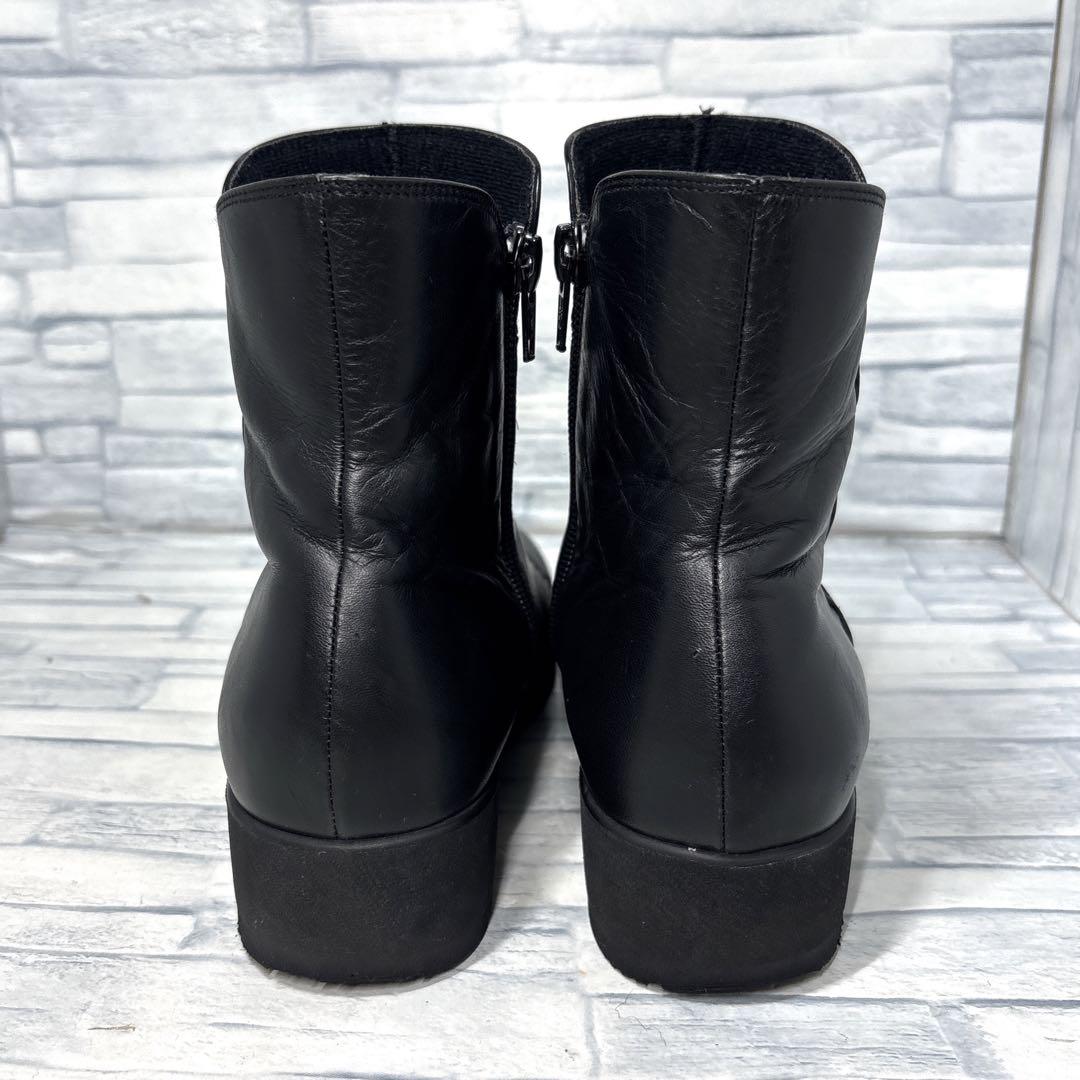 ✨美品✨ アシックスウォーキング ペダラ ショートブーツ ブラック