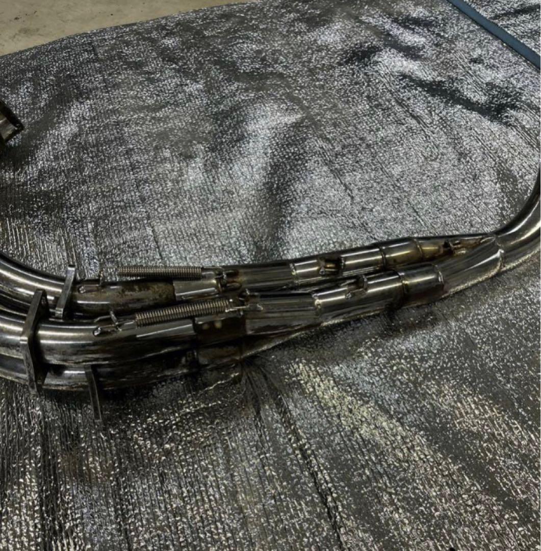 CBX400F 初期スネーク管 左出し 42.7π 初期菱型フランジ NC07 - メルカリ