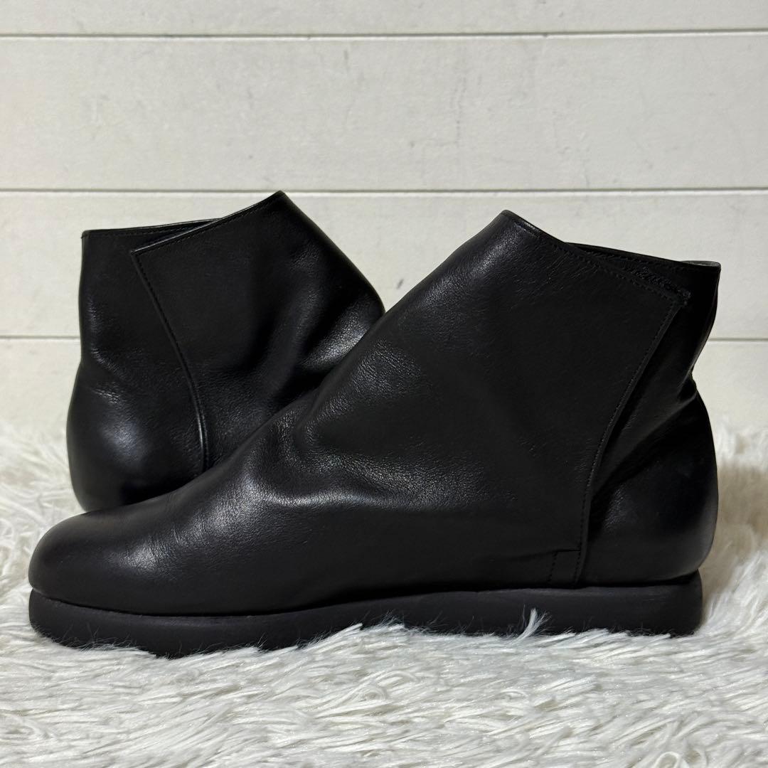 未使用✨JURGEN LEHL ヨーガンレール レザー ショートブーツ 黒 5