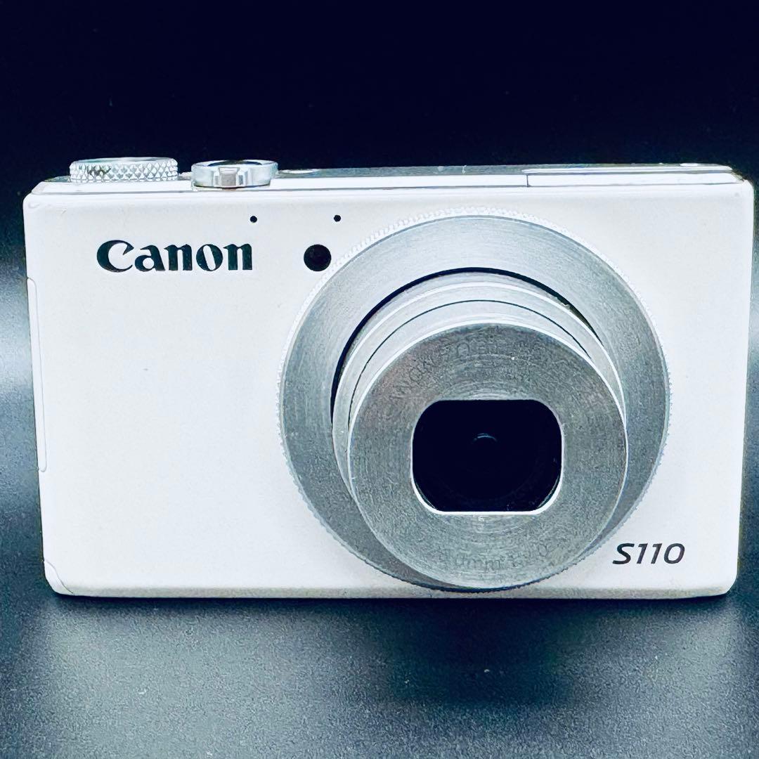 訳あり】CANON PowerShot S110 ホワイト デジタルカメラ - メルカリ