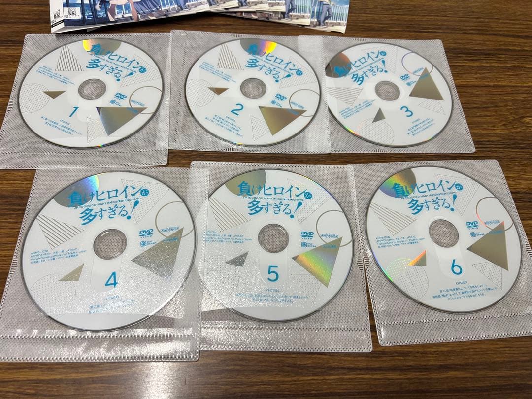 K*O様 負けヒロインが多すぎる DVD 全6巻 レンタルアップ品