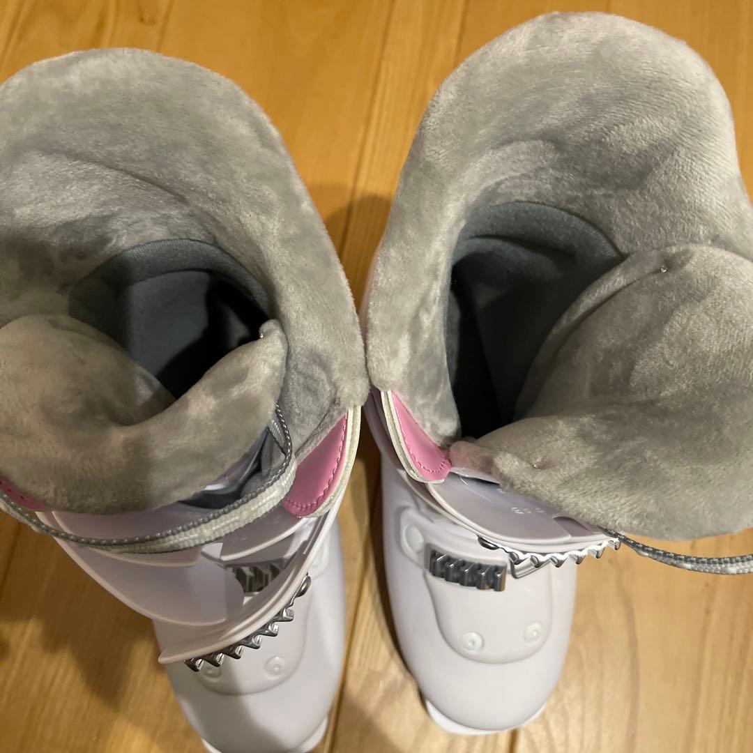 新品　HEAD ジュニア　スキーブーツ ホワイト/ピンク　24.0〜24.5cm