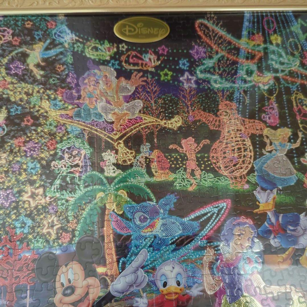 ディズニーマジカルイルミネーション ジグゾーパズル完成品専用枠付き